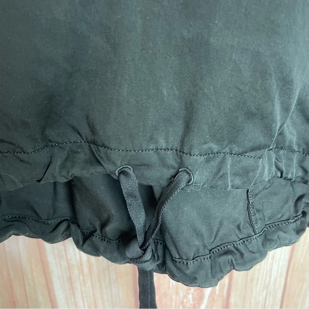 Black Hooded Pullover Jacket - Picture 6 of 11